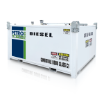 PETRO Industrial's self-bunded CUBE fluid storage tank-series